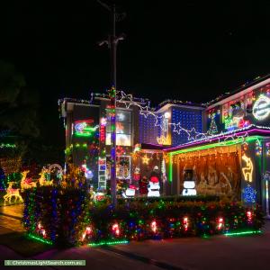Christmas Light display at 10 Thorn Street, Pennant Hills