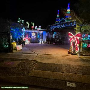 Christmas Light display at 54 Kestrel Circuit, Wulagi