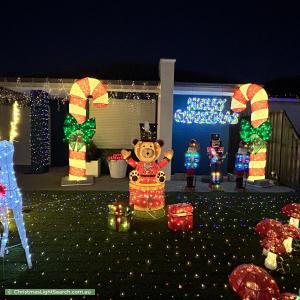 Christmas Light display at 28 Arneis Avenue, Dayton