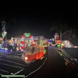 Christmas Light display at 22 Sandridge Court, Patterson Lakes
