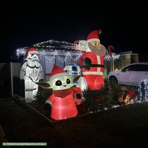Christmas Light display at 11 Geoff Road, Munno Para West