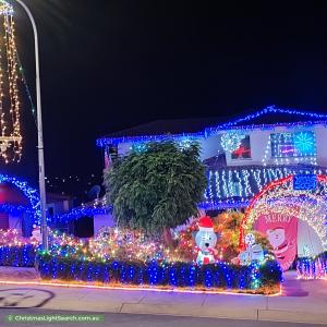 Christmas Light display at 55 Harry Hopman Circuit, Gordon
