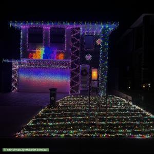 Christmas Light display at 12 Arches Avenue, Box Hill