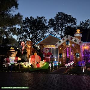 Christmas Light display at 10 Nimary Court, Eltham North