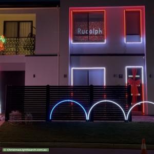 Christmas Light display at 29 Kingston Avenue, Royal Park