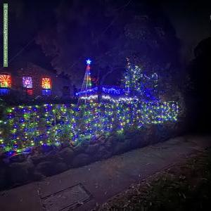 Christmas Light display at 7 Glengarriff Crescent, Montmorency