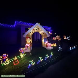 Christmas Light display at 51 Dingo Street, Point Cook