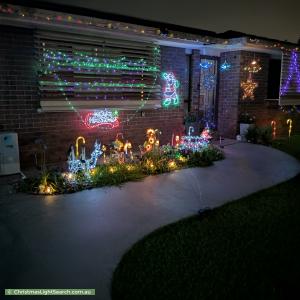 Christmas Light display at 22 Stephanie Drive, Morayfield