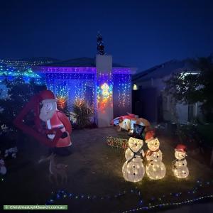 Christmas Light display at 10 Oldfield Chase, Brabham
