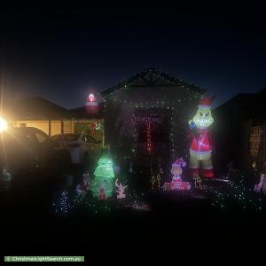 Christmas Light display at 55 Spring Street, Queenstown