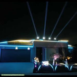 Christmas Light display at 12 Harper Crescent, Cranbourne West