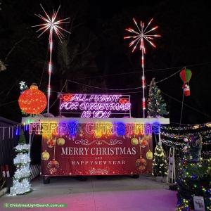 Christmas Light display at 211 Benhiam Street, Calamvale