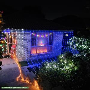 Christmas Light display at 93 Oakwood Road, Warner