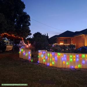 Christmas Light display at  Peter Court, Valley View
