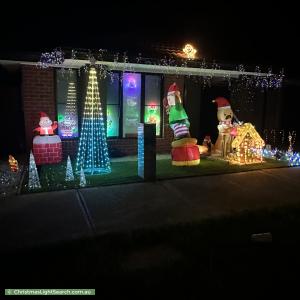 Christmas Light display at 24 Levittown Rise, Werribee