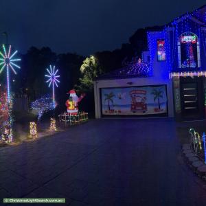 Christmas Light display at  Wilma Court, Aberfoyle Park