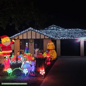 Christmas Light display at 15 Graeber Road, Smithfield
