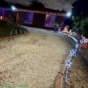 Christmas Light display at 34 Solandra Crescent, Modbury North