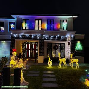 Christmas Light display at 4 Ellery Court, Mulgrave