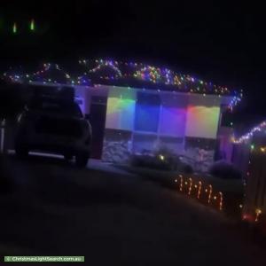 Christmas Light display at  Hamilton Road, Fairview Park