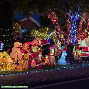 Christmas Light display at 10 Reordan Drive, Greenwith