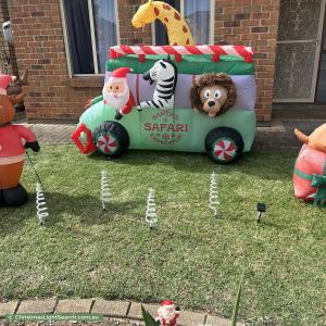 Christmas Light display at 22 Essex Street, Mansfield Park