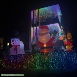 Christmas Light display at 1 Aberdeen Drive, Doncaster