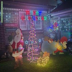 Christmas Light display at 34 Hugh Street, Belmore