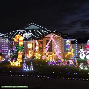 Christmas Light display at 27 Basico Avenue, Sinagra