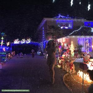 Christmas Light display at 81 Laura Road, Knoxfield