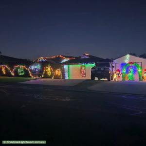 Christmas Light display at 54 Jacana Crescent, Flinders View