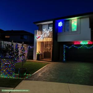 Christmas Light display at 37 Corallee Crescent, Marsden Park