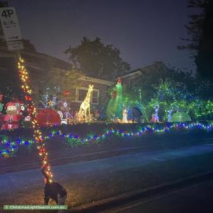 Christmas Light display at 45 Thoresby Grove, Ivanhoe