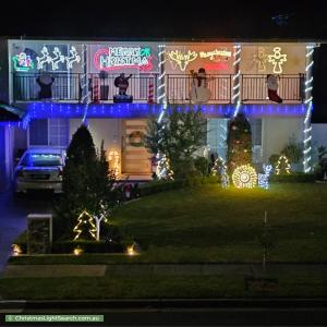 Christmas Light display at 17 Nerli Street, Abbotsbury