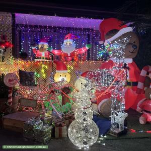 Christmas Light display at 3 Tucker Street, Breakwater