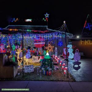 Christmas Light display at 9 Warwick Close, Wantirna