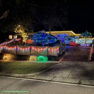 Christmas Light display at 41 Old Kent Road, Mooroolbark