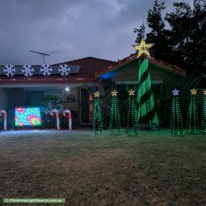 Christmas Light display at 14 Carmana Lane, Warnbro