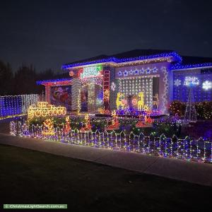 Christmas Light display at 34 Crepe Avenue, Cranbourne West