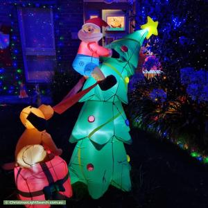 Christmas Light display at 4 Plymouth Street, Glen Waverley