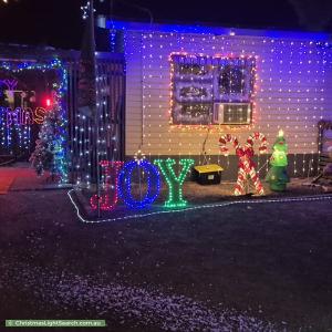 Christmas Light display at 527 White Road, Boors Plain