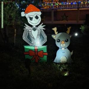 Christmas Light display at 8 Parsons Road, Reynella