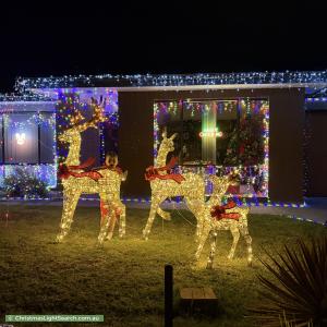 Christmas Light display at 12 Crackajack Way, Moncrieff