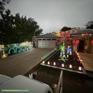 Christmas Light display at 7 Bowman Avenue, Belair