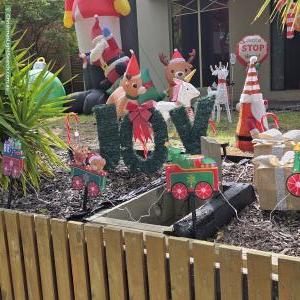 Christmas Light display at 7 View Park Circuit, Narre Warren South