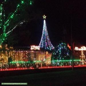Christmas Light display at 120 Bingley Crescent, Fraser