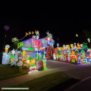 Christmas Light display at 16 Pine Edge Drive, Landsborough