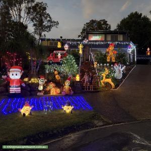 Christmas Light display at 6 Hovea Court, Shailer Park