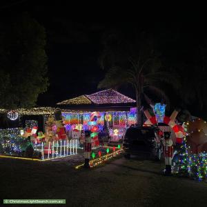 Christmas Light display at 8 Lincoln Drive, Cambridge Park