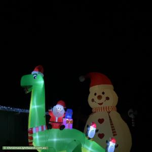 Christmas Light display at 25 Earl Park Court, Kitchener